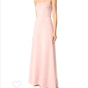 Monique Lhuillier Bridesmaid Dress in shell/rose
